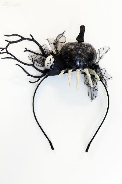 Gothic Halloween Diadem „Spooky Pumpkin“